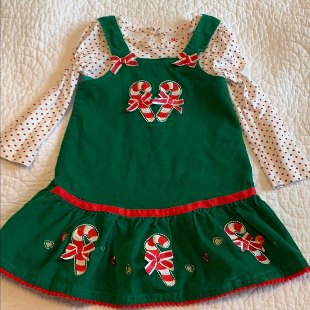 Nannette Corduroy Candy Cane Jumper